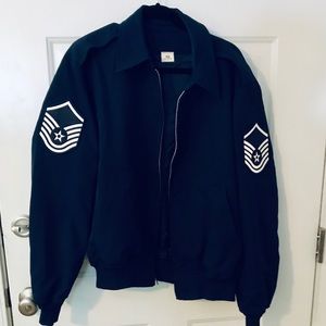 blue air force jacket